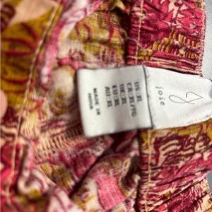 Joie Pink and Yellow Patterned Women Shorts